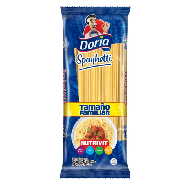Pasta Clásica Spaghetti Doria x 1000 g.