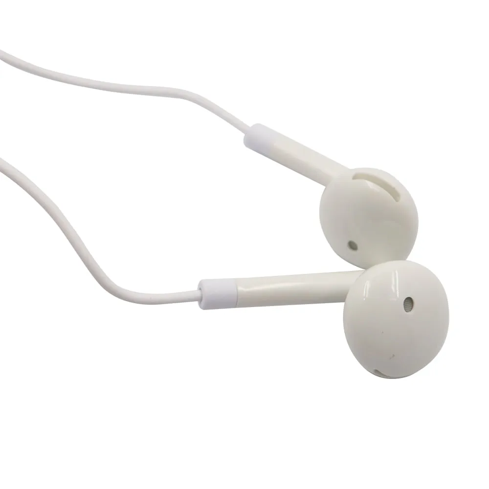 Audífonos de Cable Clásico con Estuche Blanco