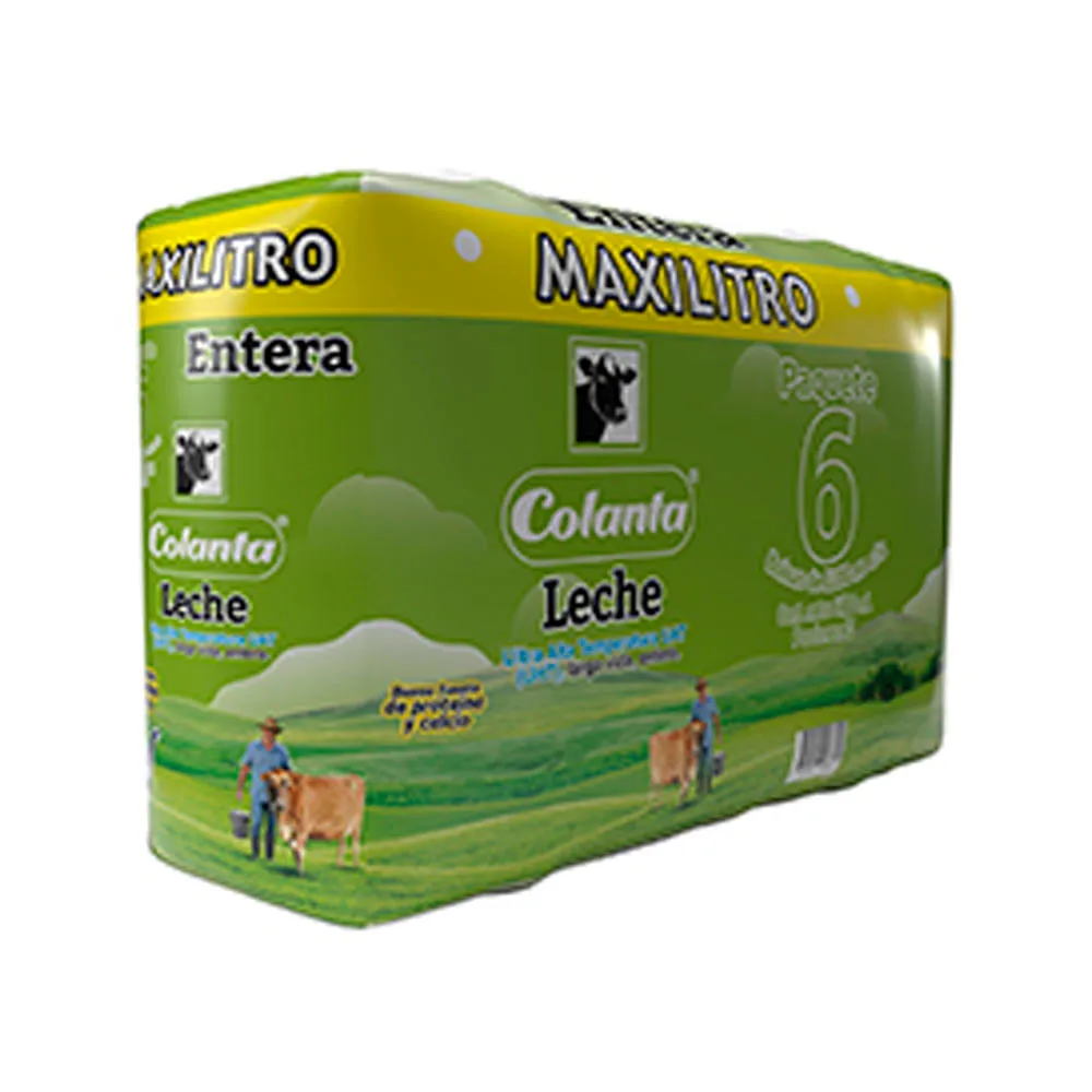 Leche Entera Colanta Bolsa x6 Und x1100
