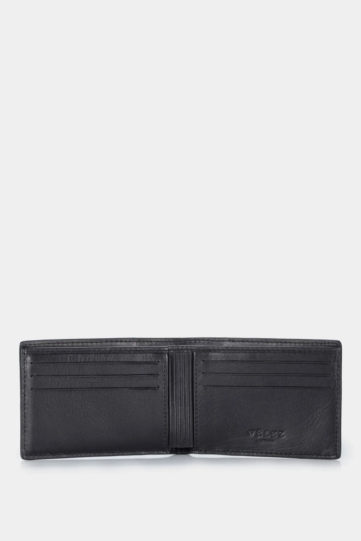 Billetera draco de cuero para hombre mezcla de texturas
