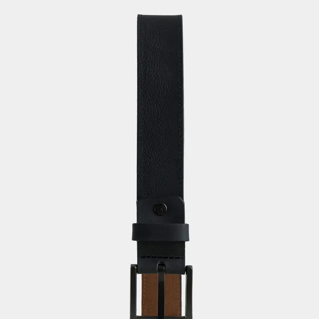 Cinturón unifaz cyclon de cuero para hombre punta trapecio