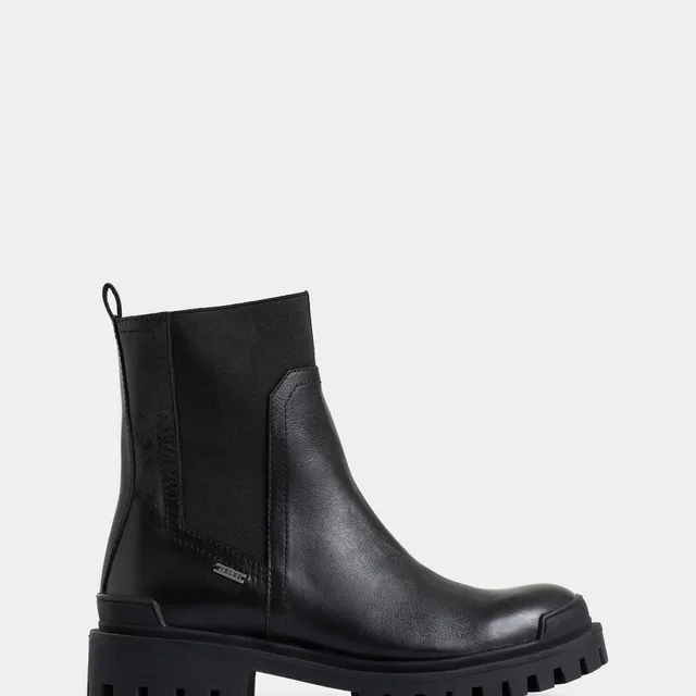 Botines Caltha 2.0 de cuero para mujer tractorados