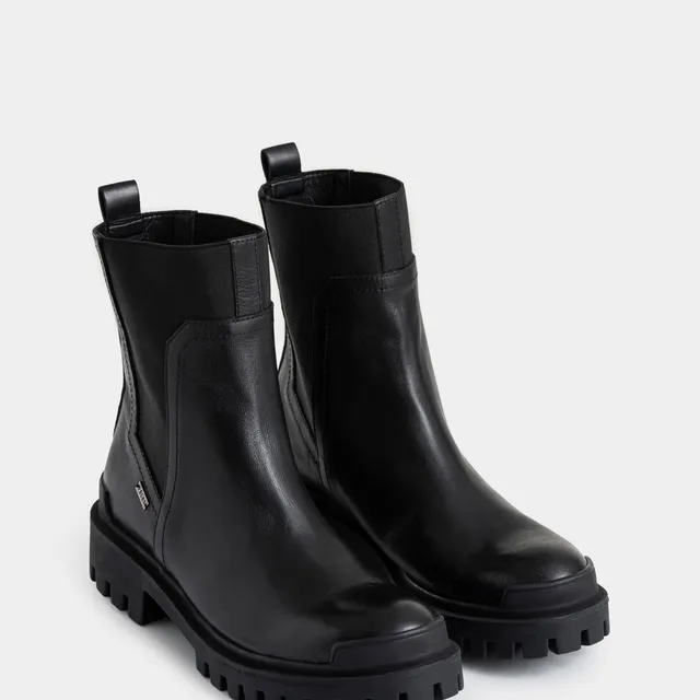Botines Caltha 2.0 de cuero para mujer tractorados