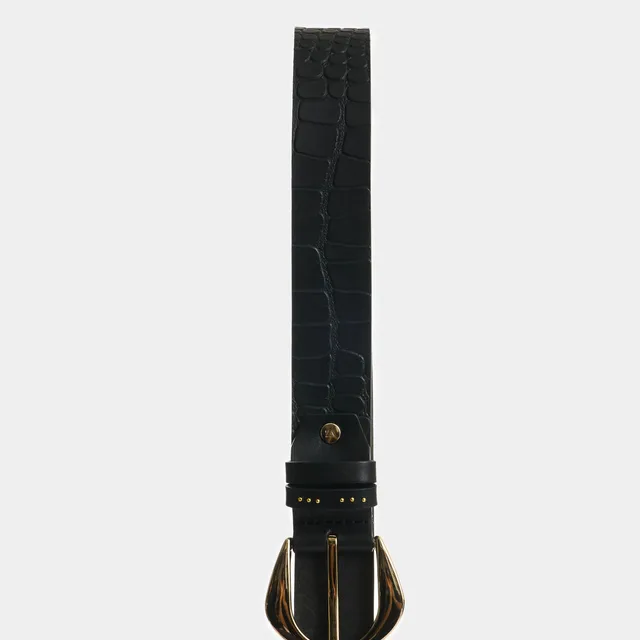 Cinturón unifaz de cuero para mujer Astra