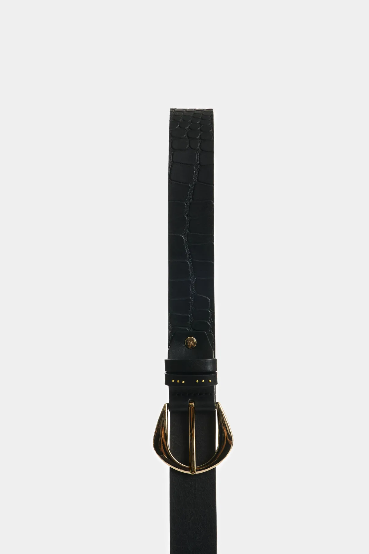 Cinturón unifaz de cuero para mujer Astra