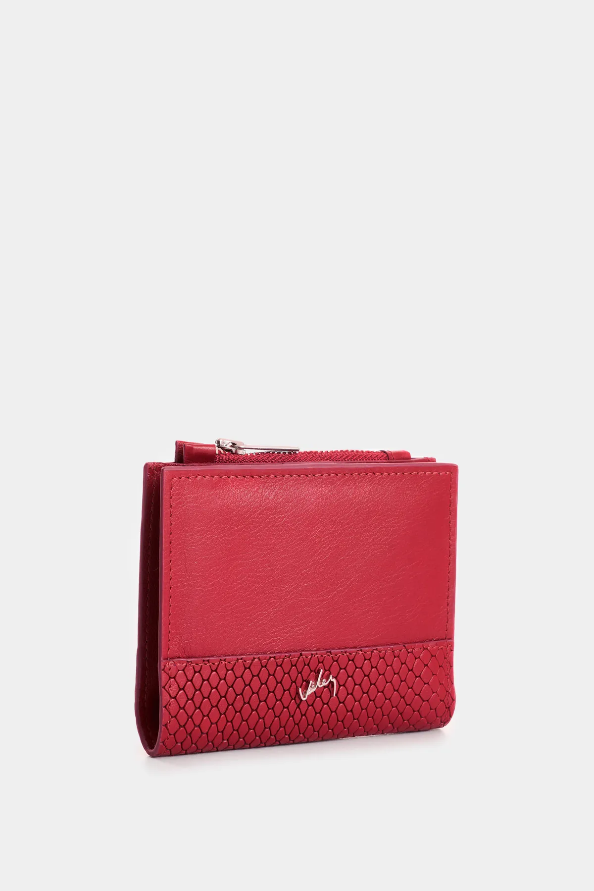 Billetera de cuero grabado para mujer Golden