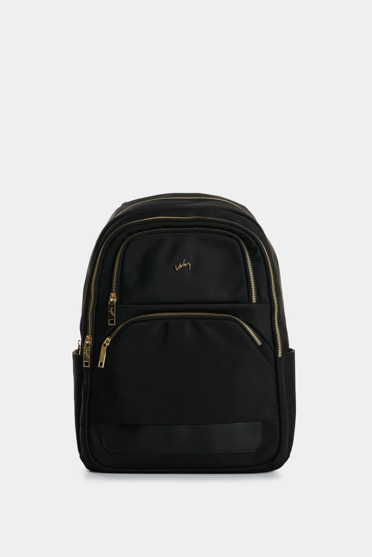 Tula morral en lona y cuero para mujer Biel
