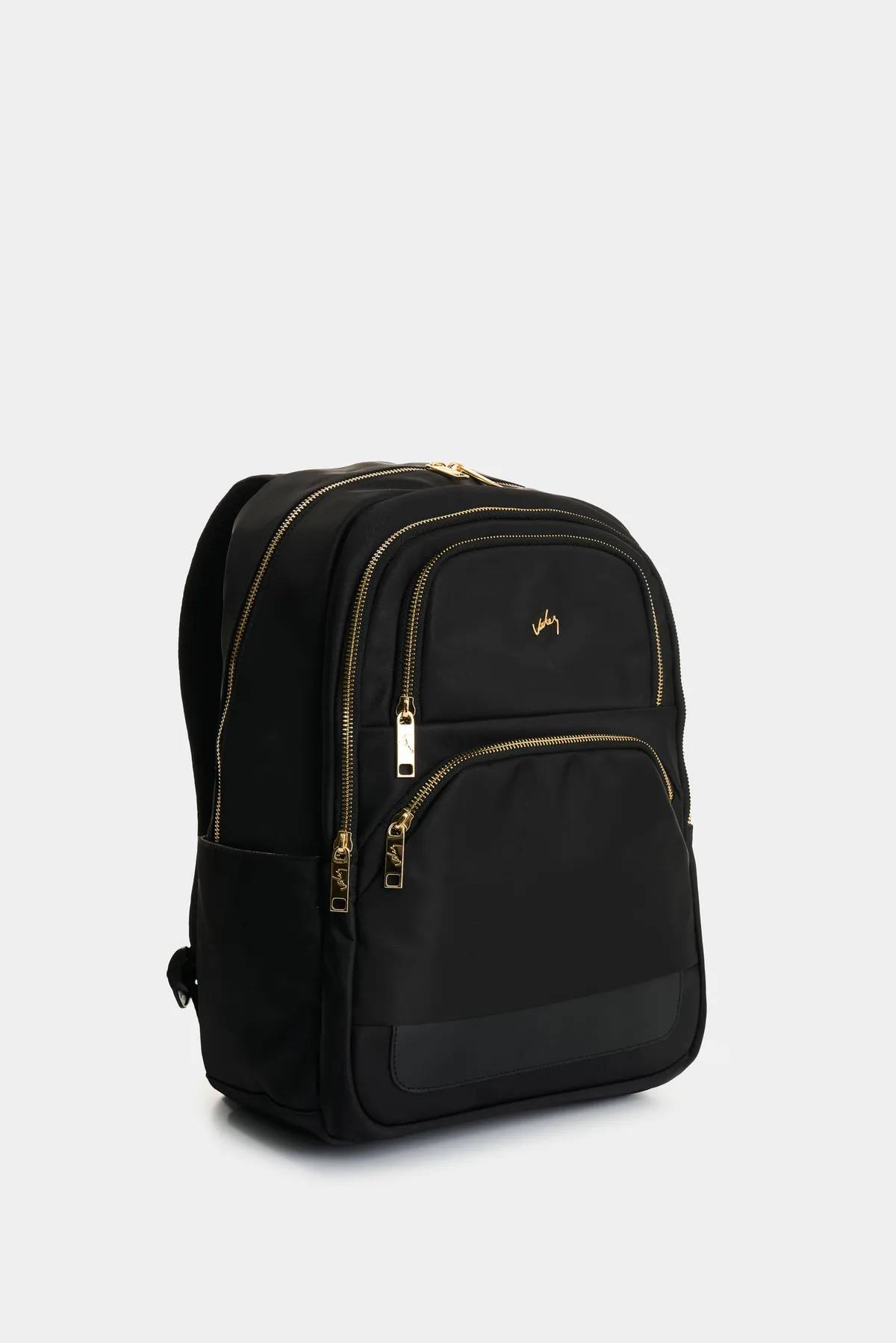 Tula morral en lona y cuero para mujer Biel
