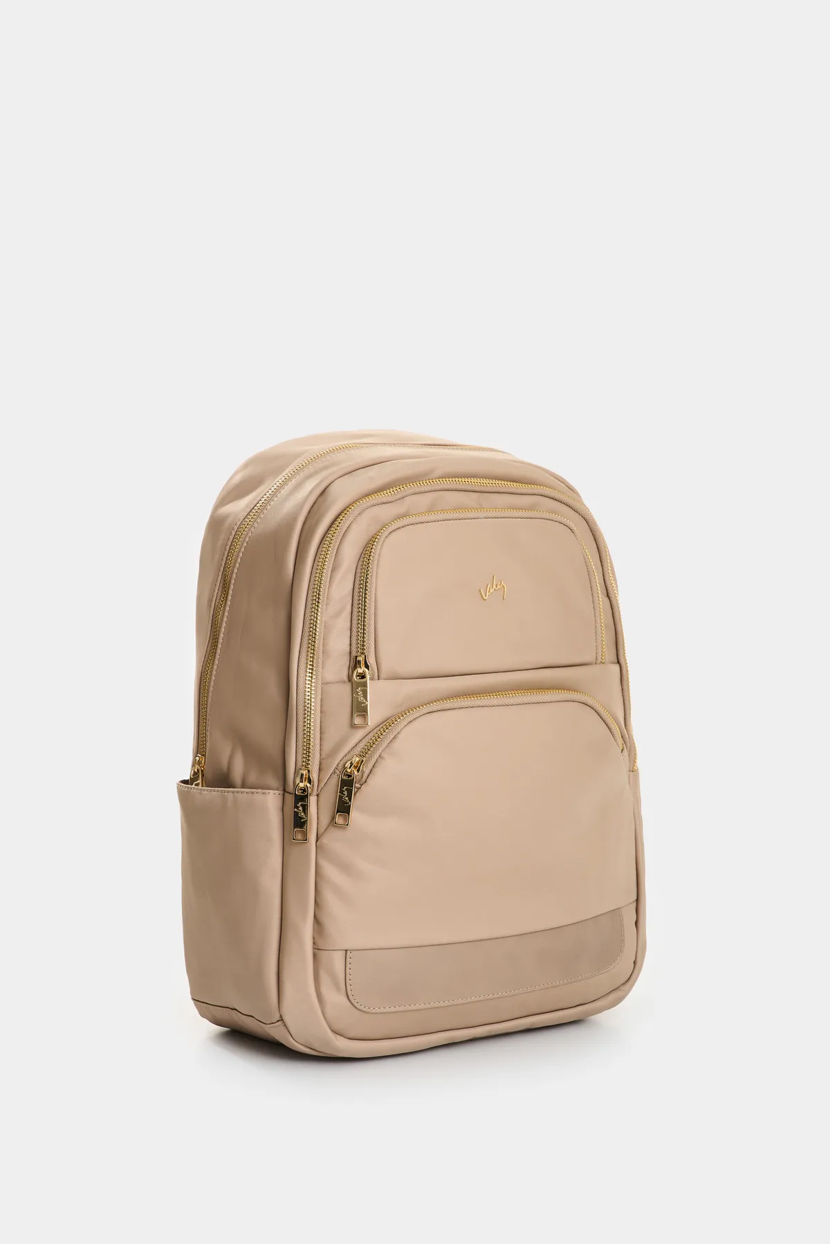 Tula morral en lona y cuero para mujer Biel
