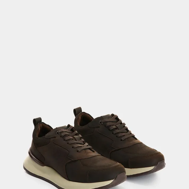 Tenis de cuero para hombre Ibisa