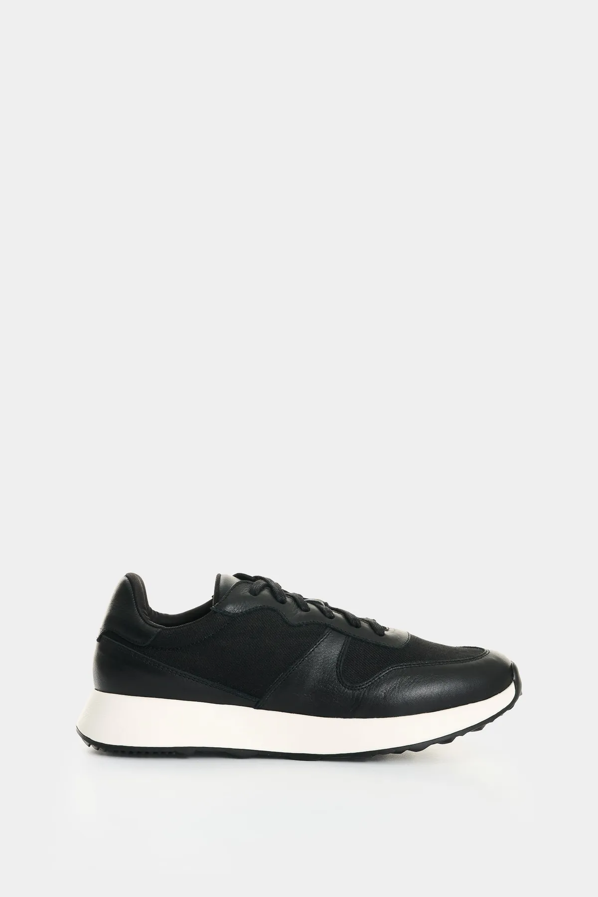 Tenis en cuero y lona para mujer Ocaso 2