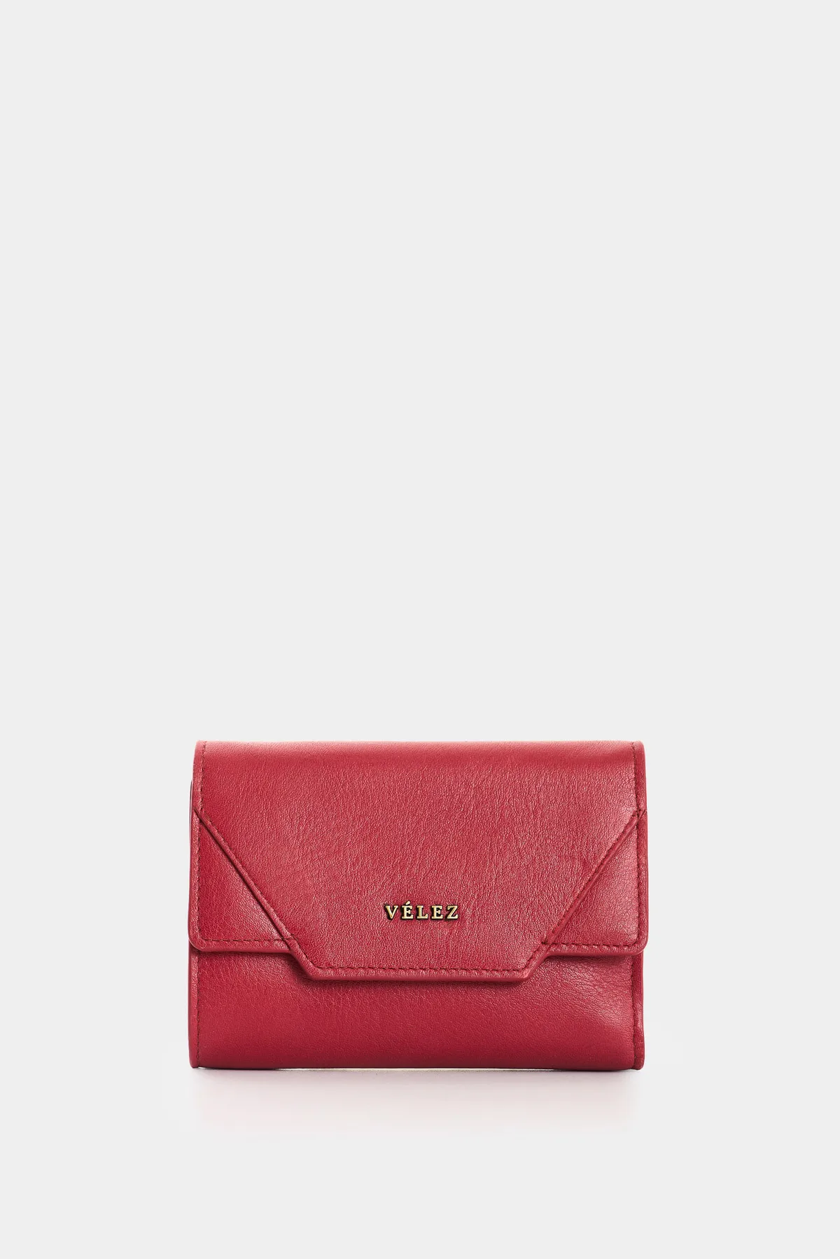 Billetera en cuero para mujer Taupe