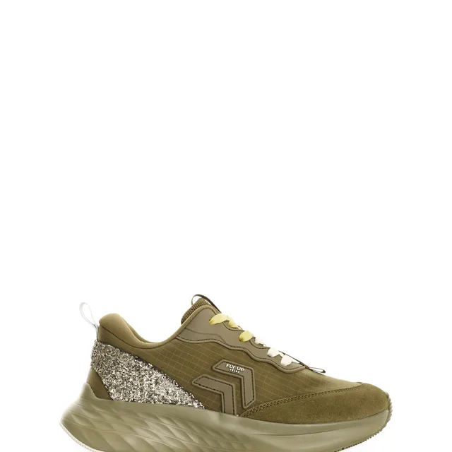 'Tenis Spirited glowkick 1.0 con detalle escarchado para mujer Fly Up