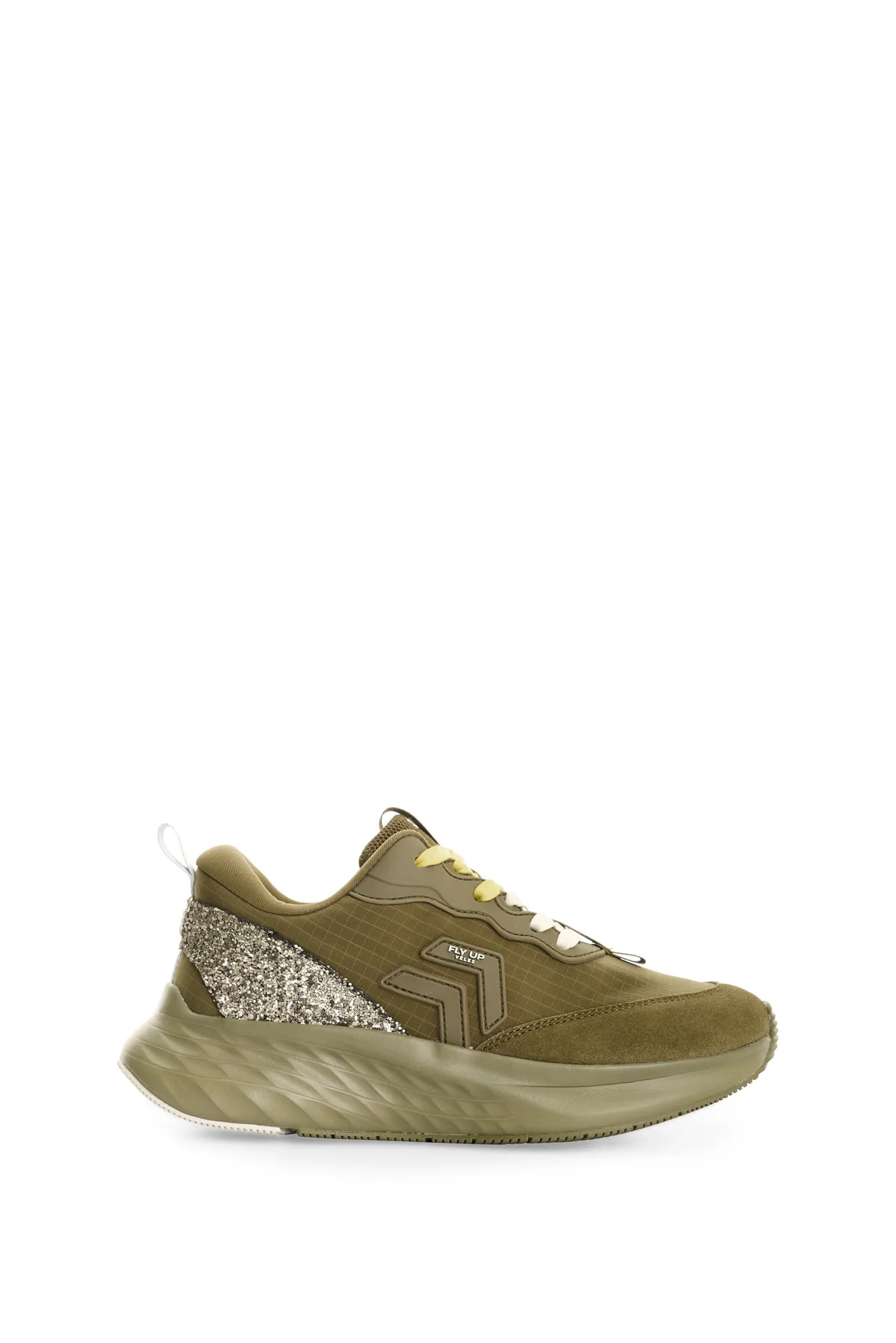 'Tenis Spirited glowkick 1.0 con detalle escarchado para mujer Fly Up
