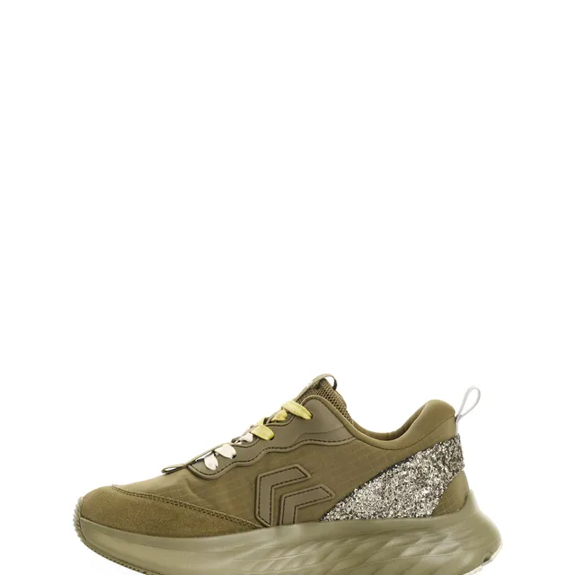 'Tenis Spirited glowkick 1.0 con detalle escarchado para mujer Fly Up