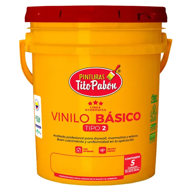Vinilo Basico Tipo 2 5Gl Blanco