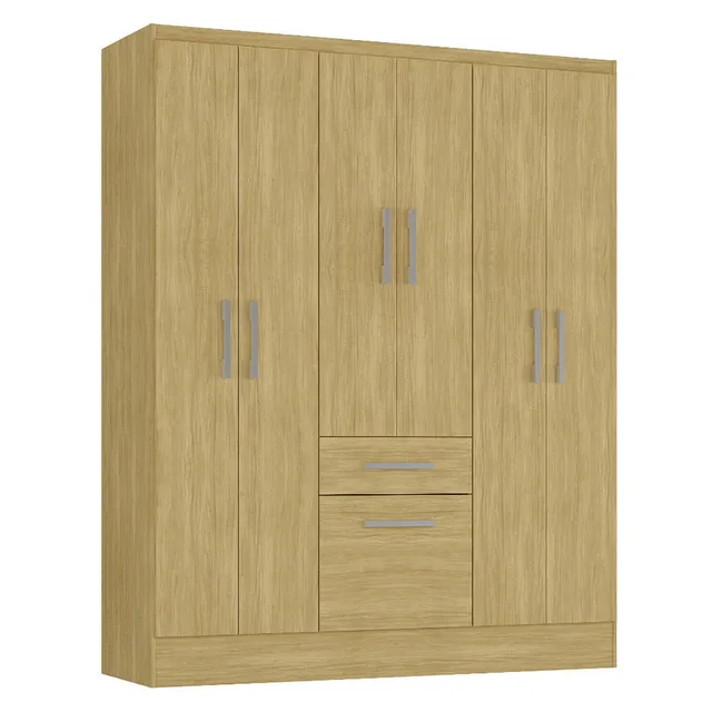 Clóset 6 puertas 1 cajón 1 zapatera wood M+design