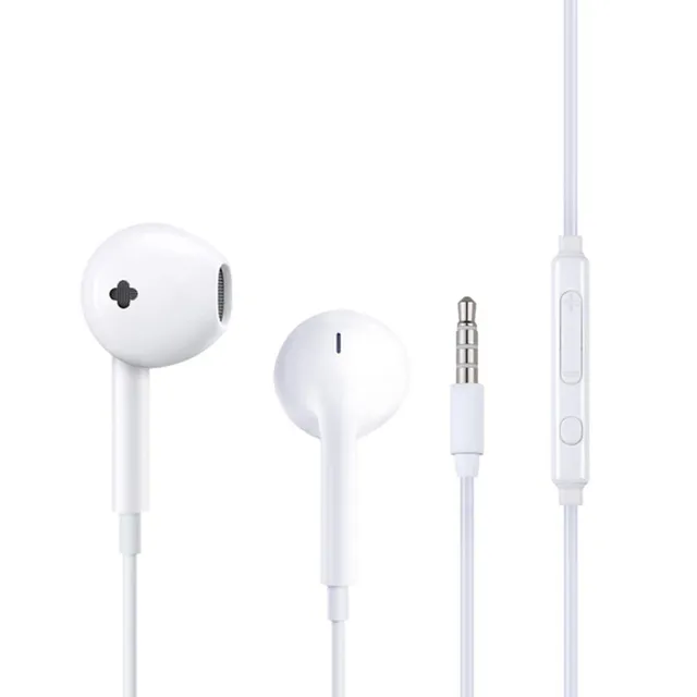 Audífonos de Cable Serie Miniso Blanco