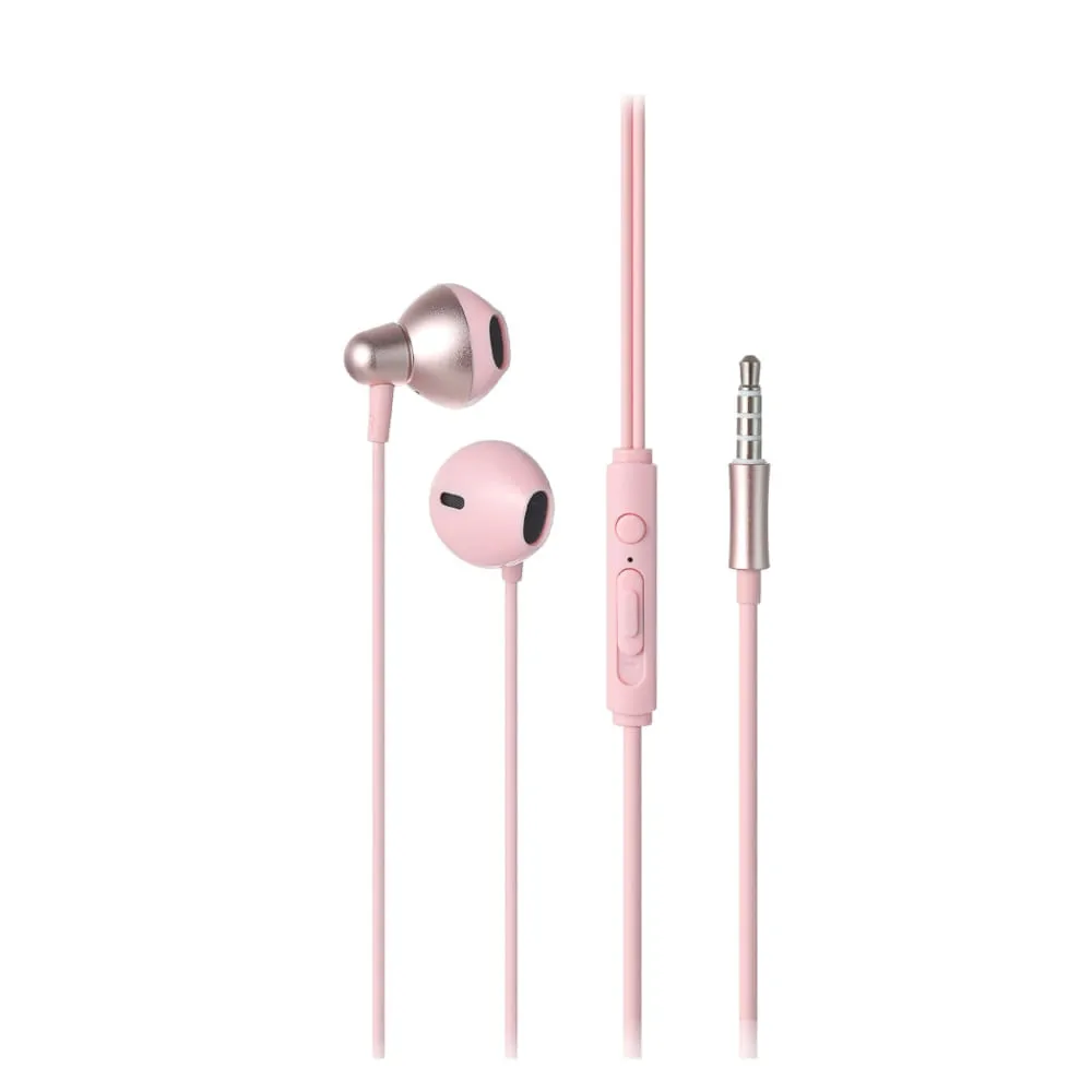 Audífonos Jack Auriculares Rosa