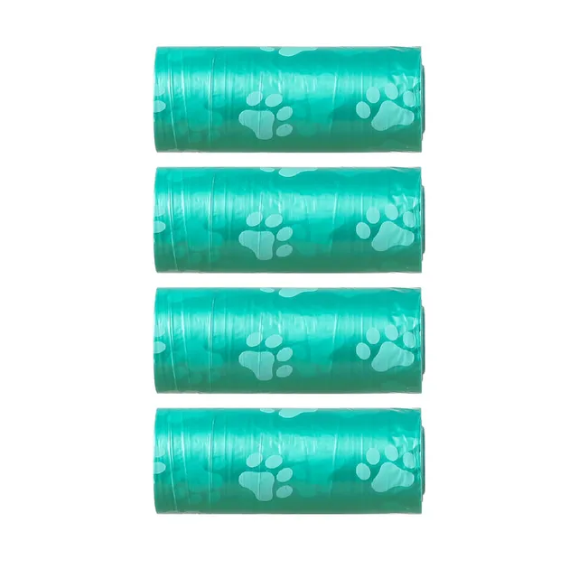 Bolsas para Desechos de Mascota Degradables Verde 4 Piezas