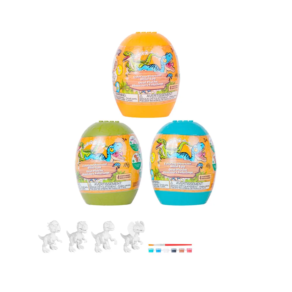 Blind Box Juguetes Serie de Dinosaurios para Colorear Miniso
