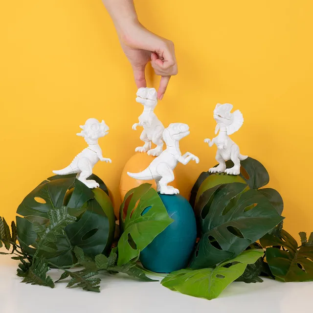 Blind Box Juguetes Serie de Dinosaurios para Colorear Miniso