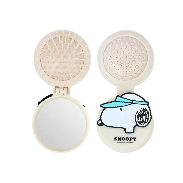 Espejo con Cepillo Colección Snoopy Summer Travel