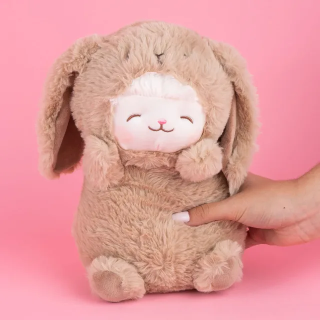 Peluche Lamb Baa con Disfraz de Conejito 10In Serie Mini Family