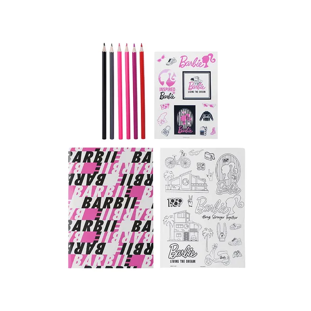 Set de para Colorear Serie Barbie