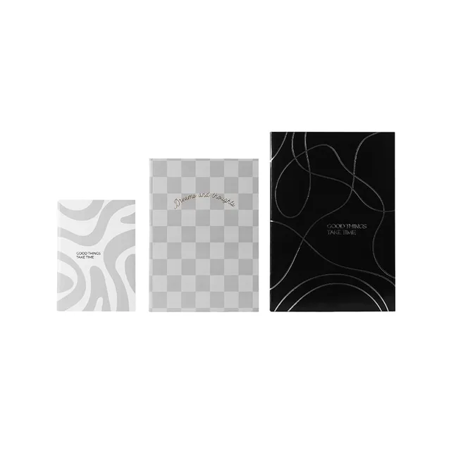Cuaderno Argollado de 60 Hojas Serie Silver Gray