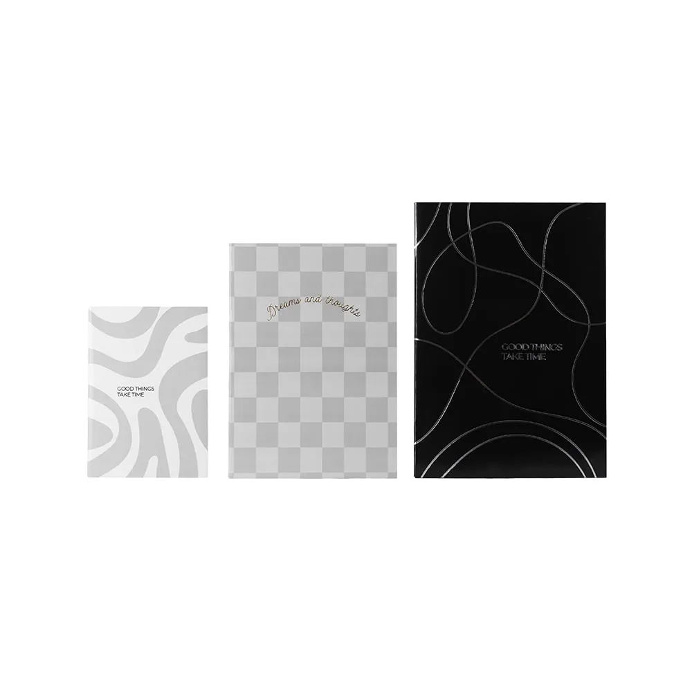 Cuaderno Argollado de 60 Hojas Serie Silver Gray
