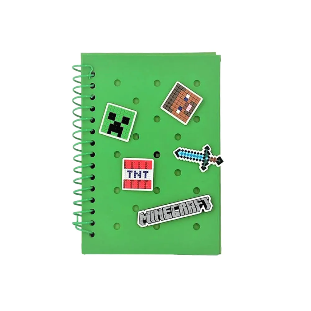 Cuaderno Argollado 80 Hojas Serie Minecraft