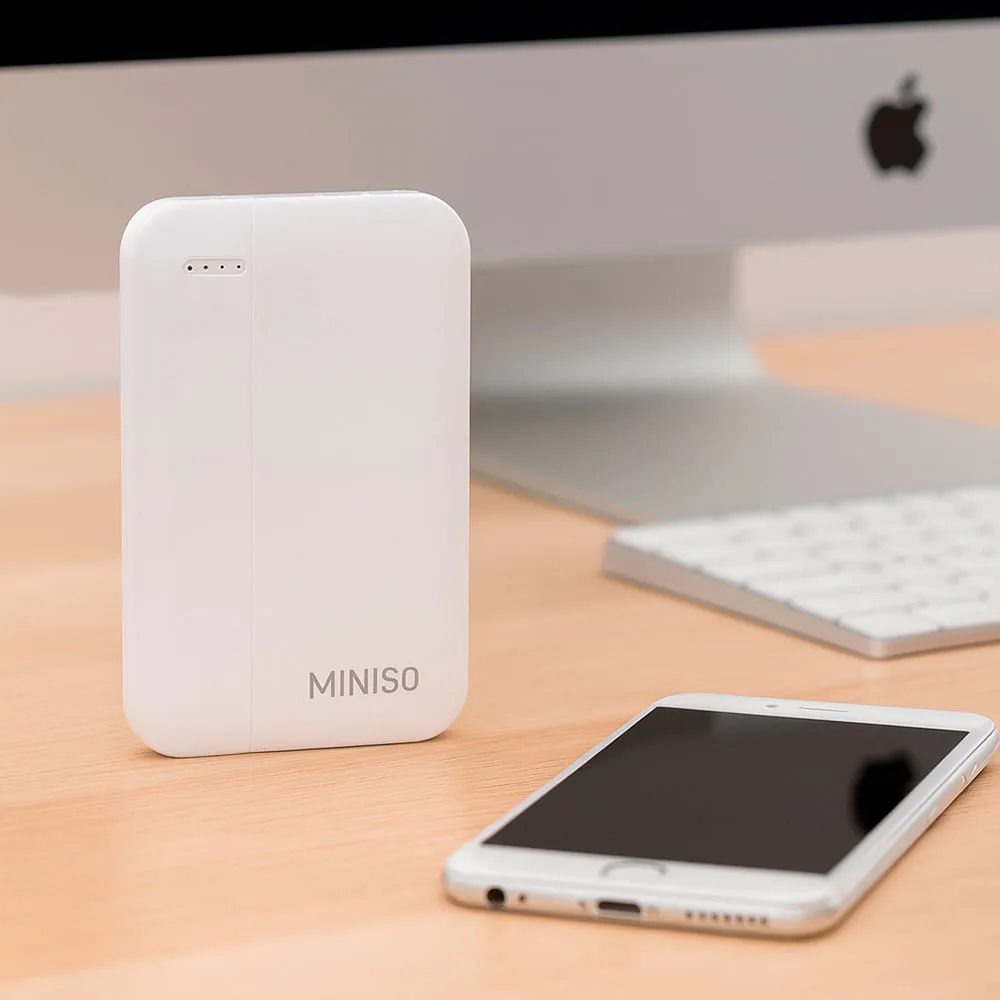 Bateria de Respaldo Mod M23 Serie Miniso Blanca