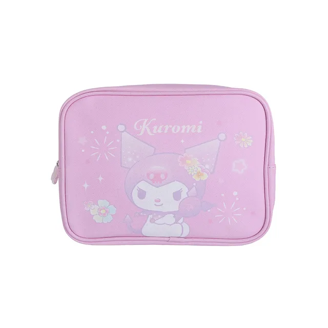 Cosmetiquera Serie Kuromi Flower Language Series Rosa