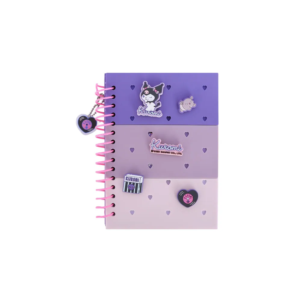 Cuaderno Argollado Kuromi Serie Sanrio