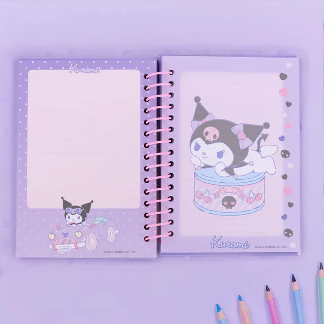 Cuaderno Argollado Kuromi Serie Sanrio