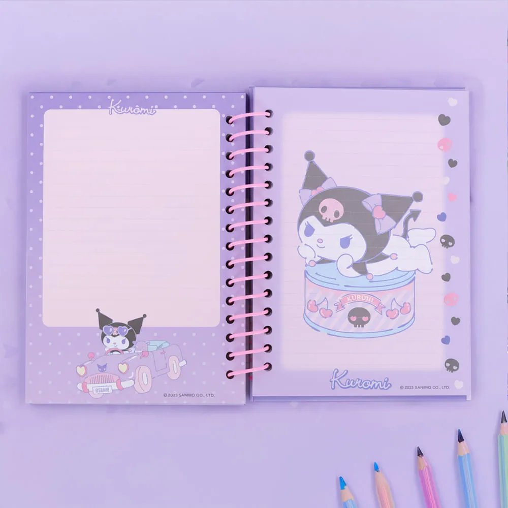 Cuaderno Argollado Kuromi Serie Sanrio