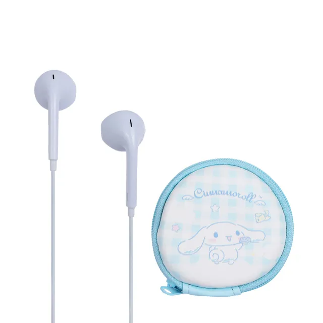 Audifonos de Cable Cinnamoroll Serie Sanrio
