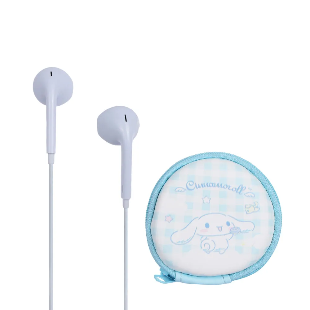 Audifonos de Cable Cinnamoroll Serie Sanrio