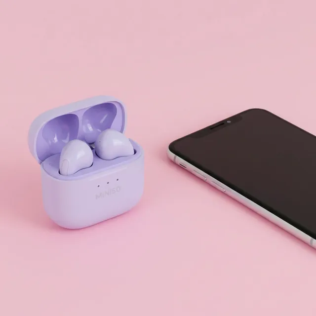 Audifonos Inalambricos Serie Macaron Tecn Morado