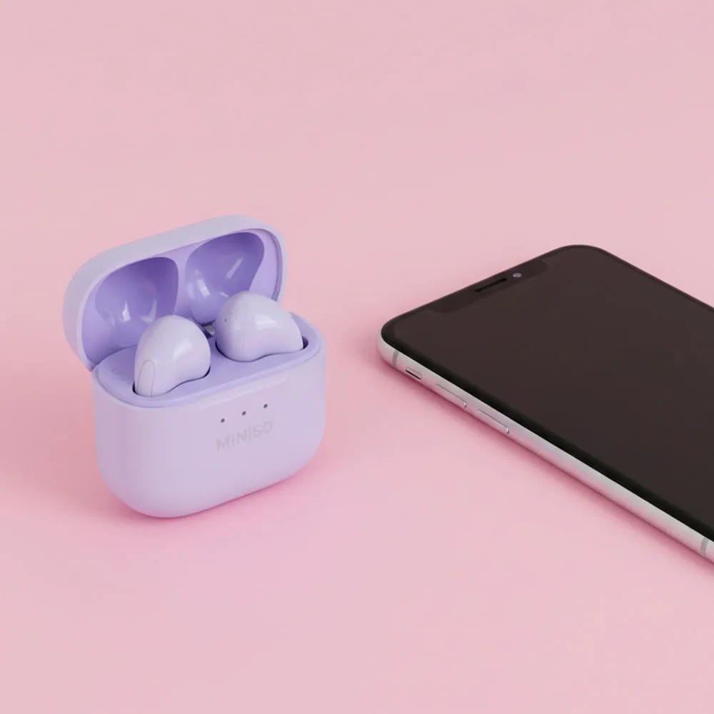 Audifonos Inalambricos Serie Macaron Tecn Morado
