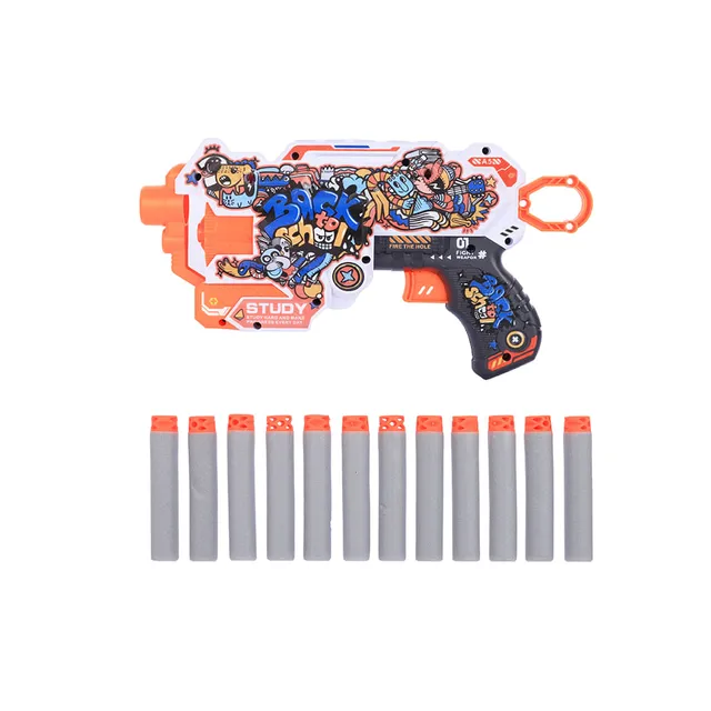 Pistola de Juguete con Balas Blandas Serie Miniso