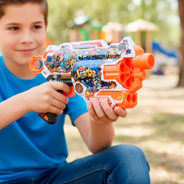 Pistola de Juguete con Balas Blandas Serie Miniso