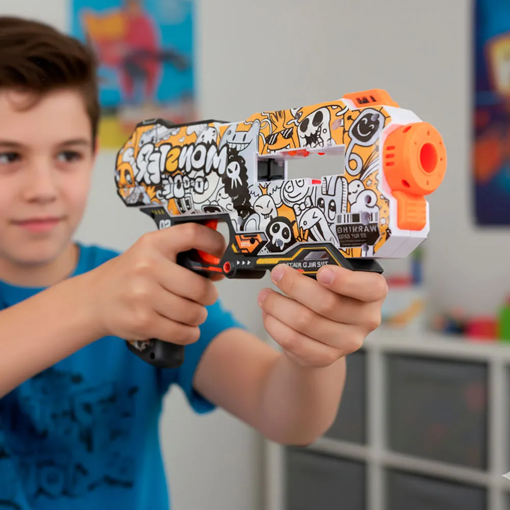 Pistola de Juguete A con Balas Blandas Serie Miniso