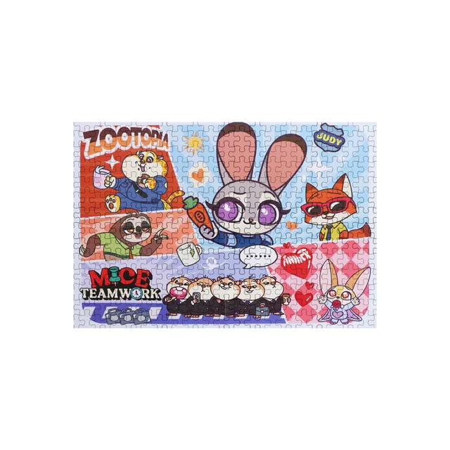 Rompecabezas de 1000 Piezas Serie Zootopia