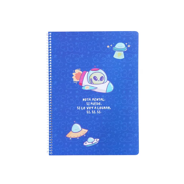 Cuaderno Argollado Serie Vania Bachur Azul