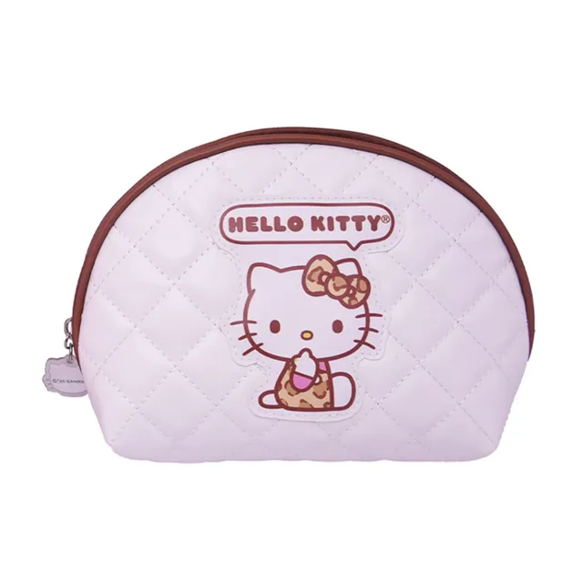 Cosmetiquera Hello Kitty Leopard Print Serie Sanrio Cafe