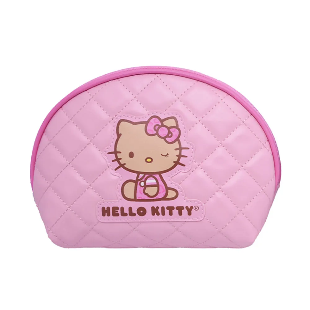 Cosmetiquera Hello Kitty Leopard Print Serie Sanrio Rosa