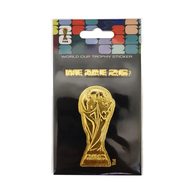 Stickers Trofeo 3D Serie Fifa World Cup 2026 Dorado