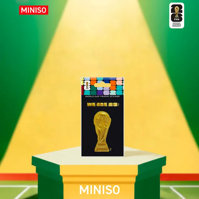 Stickers Trofeo 3D Serie Fifa World Cup 2026 Dorado